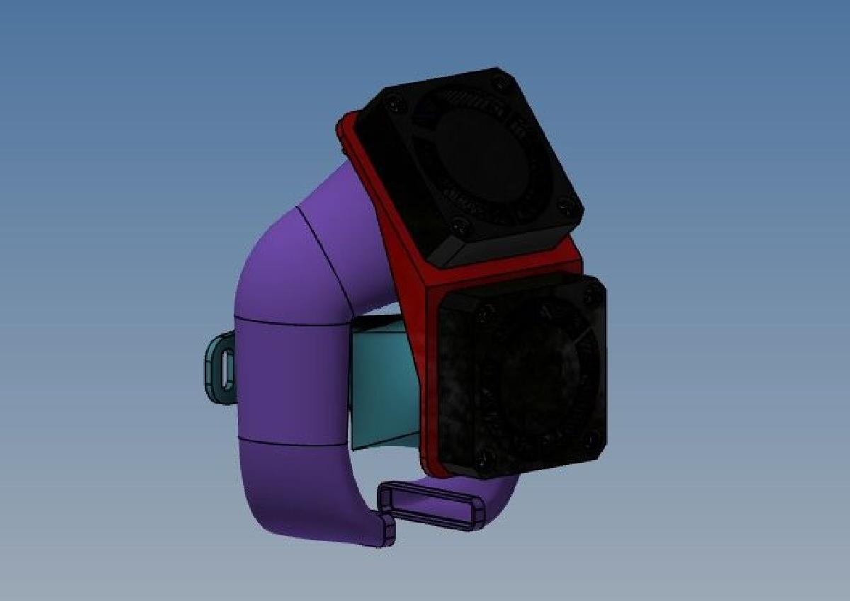 Ender 3   Ventiladores de suporte   resfriador