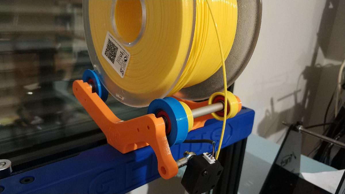 Suporte de filamento com rolamentos para Artillery Genius