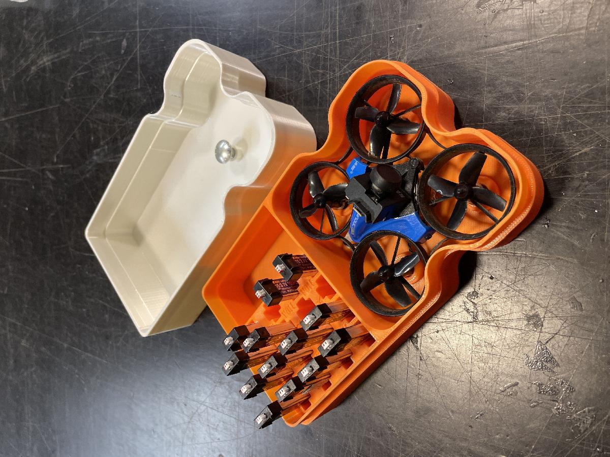 Caso para Drone FPV Blade Inductrix Pro / Tiny Whoop + Bateria