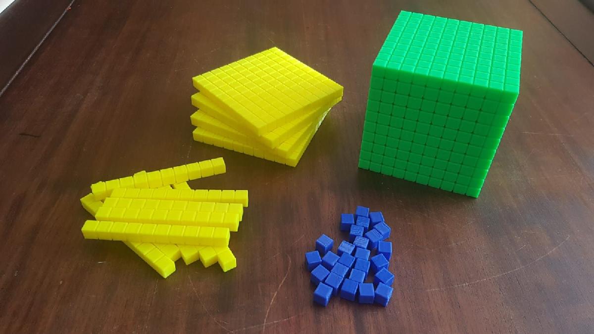 Cubo Box Montessori Cubos Sumar