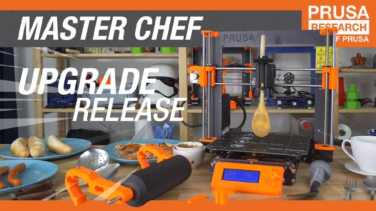 ATUALIZACAO MASTER CHEF DO ORIGINAL PRUSA I3 MK3