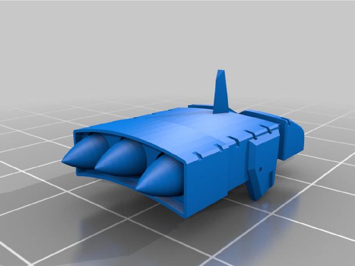 Lancador de misseis Gelgoog iluminado