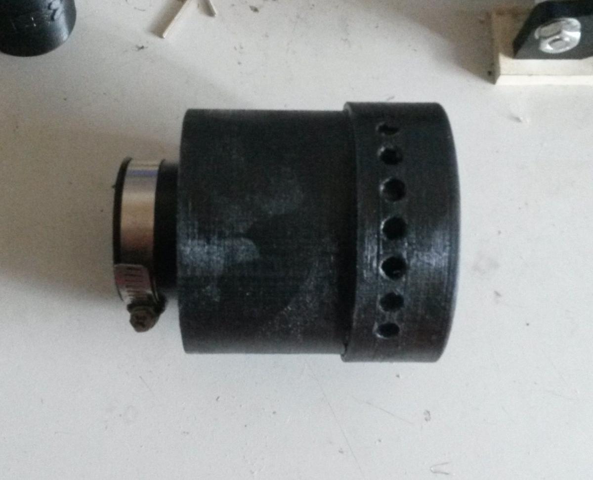 Tampa de reducao do filtro de ar OpenSCAD