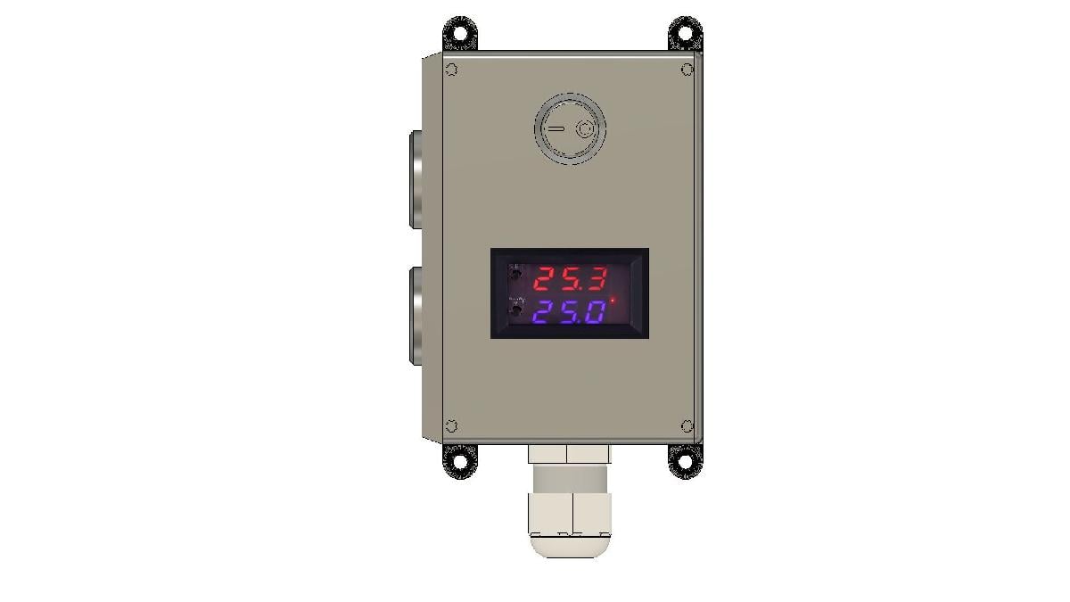 Caixa Controladora de Temperatura com Receptaculo