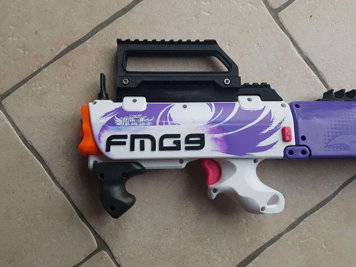 Kit completo Nerf Secret Shot FMG9
