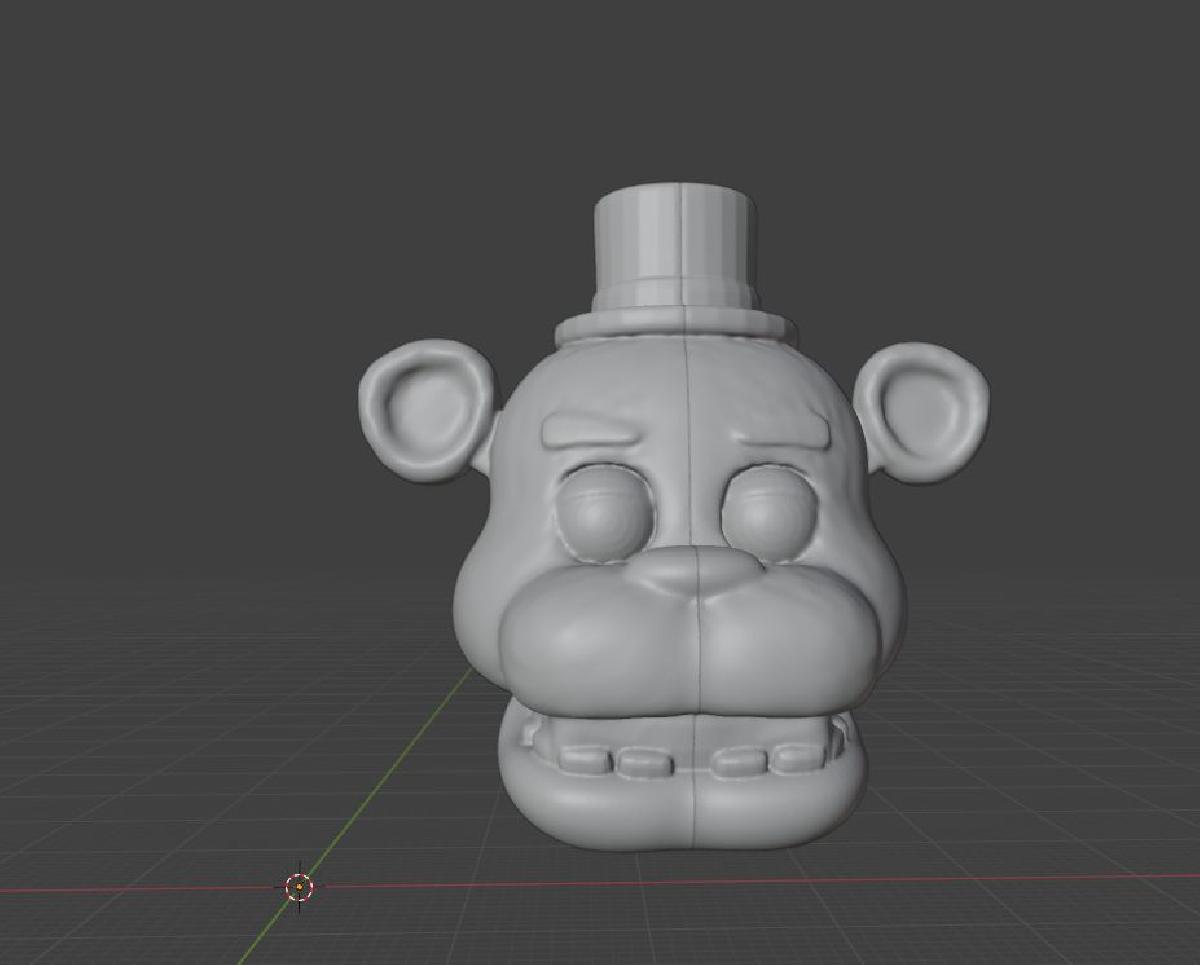 Cabeca do Freddy Funko FNAF 1 por suprakini