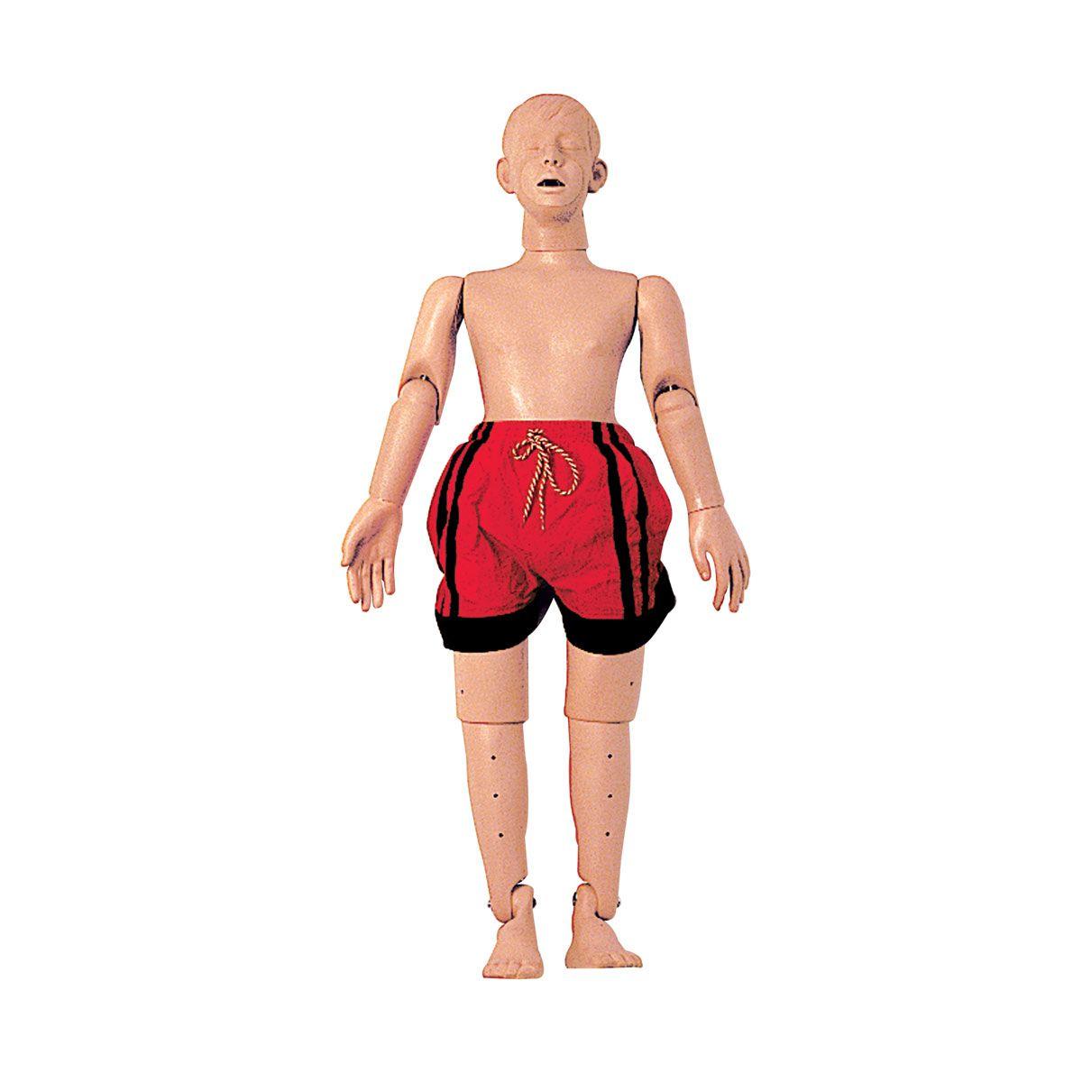 Maniquim de salvamento aquatico Oscar com reanimacao OpenRescueDoll.