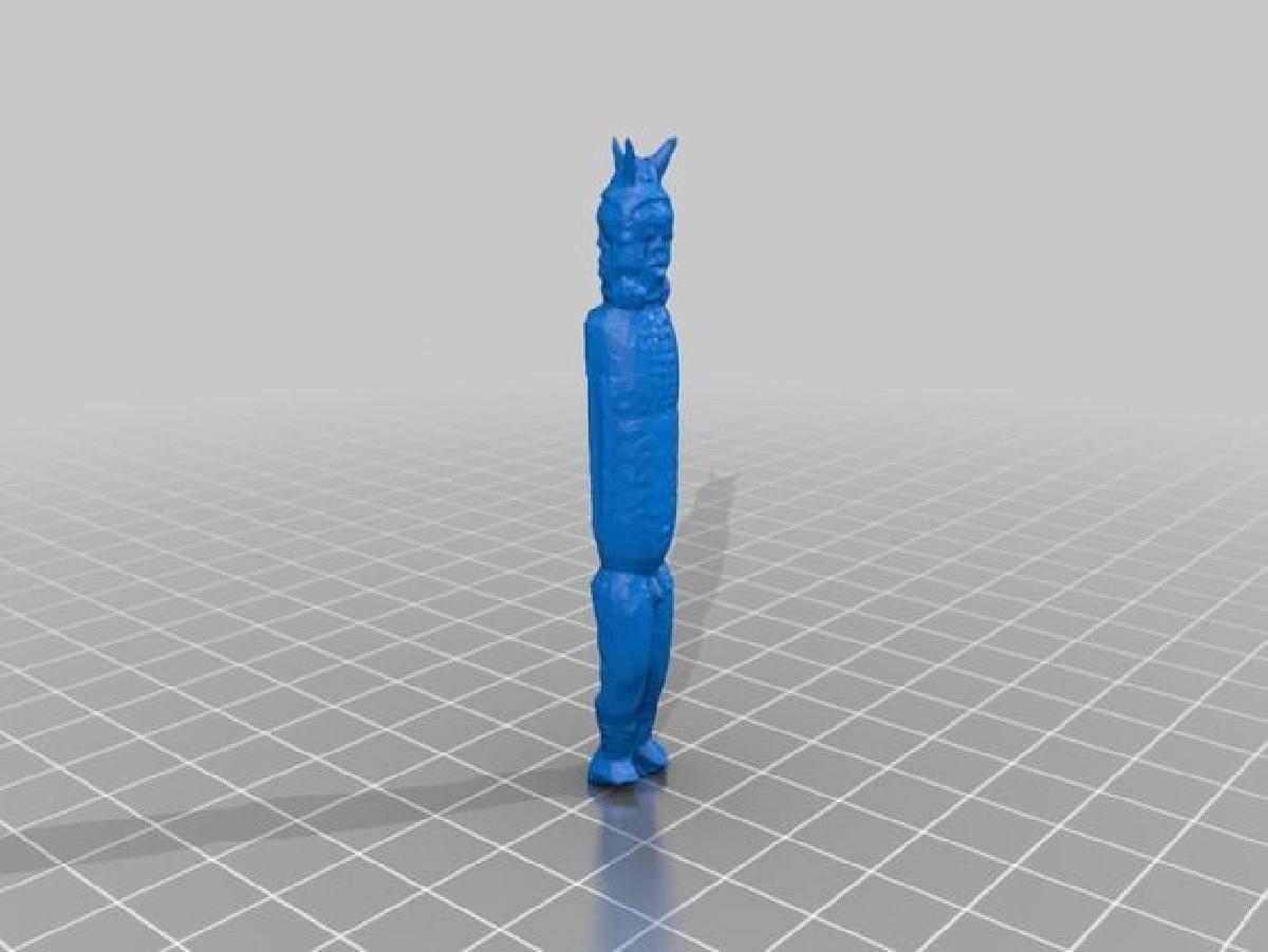 Figura Masculina de Tres Cabecas