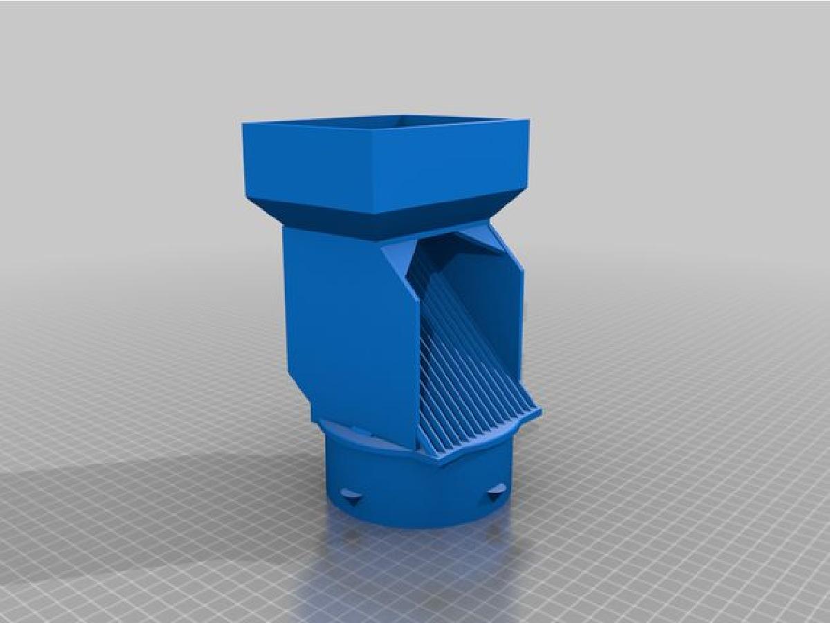 Filtro de Folhas para Captacao de Agua da Chuva Retangular 4x3 para Tubo Corrugado de 4"