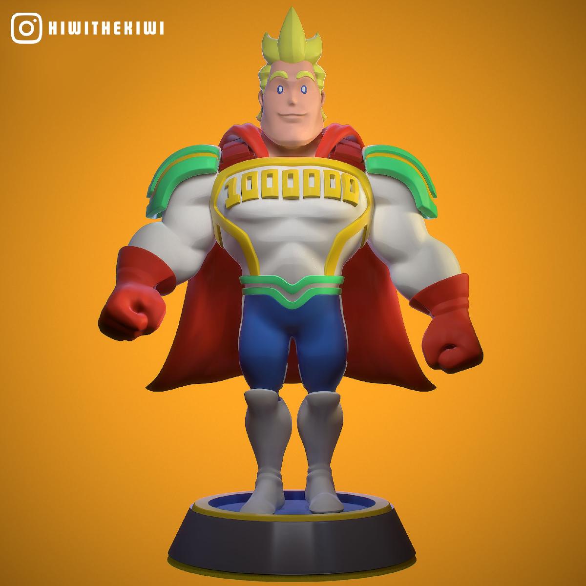 LEMILLION MODELO 3D   IMPRESSAO STL   BOKUNOHEROACADEMY