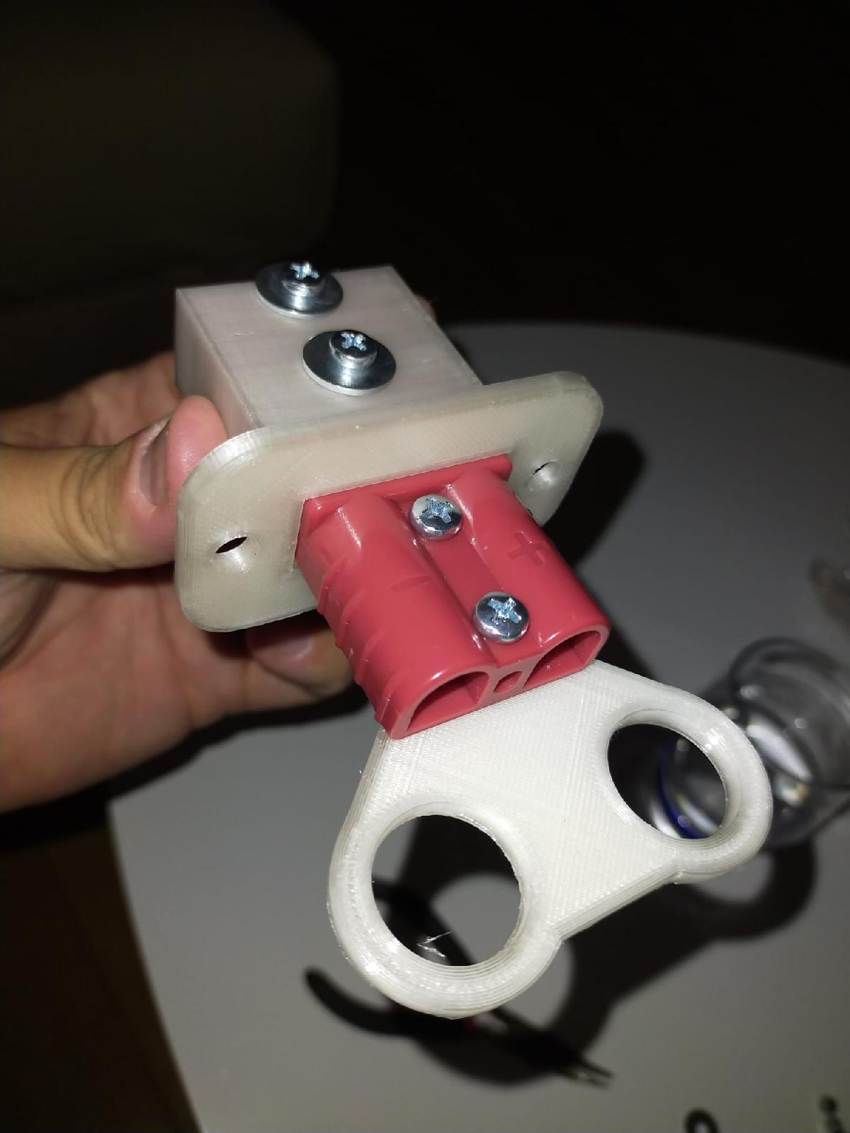 Conector embutido Anderson 50A bateria lifepo4 12v camper