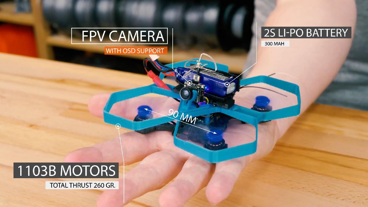 TinyTina 90mm   Estrutura de Mini Drone