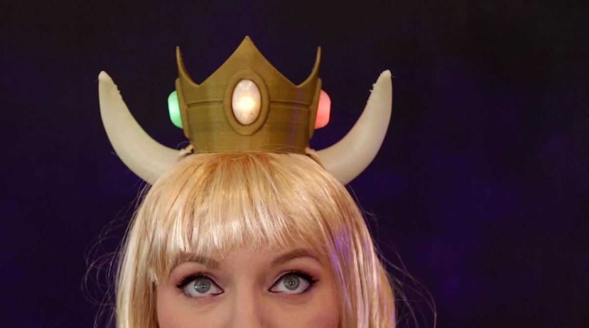 Coroa LED da Bowsette
