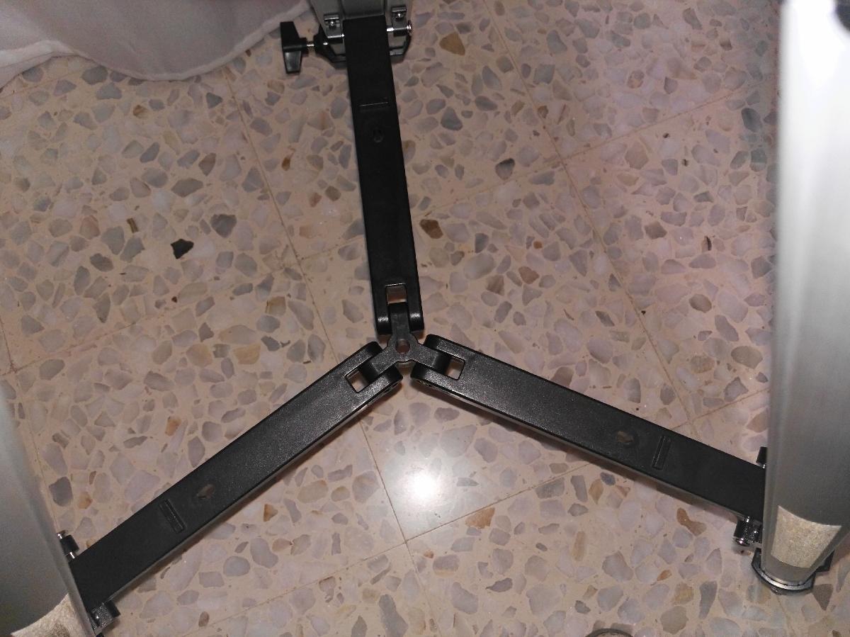 Partes plasticas do tripe de aluminio eq3 2