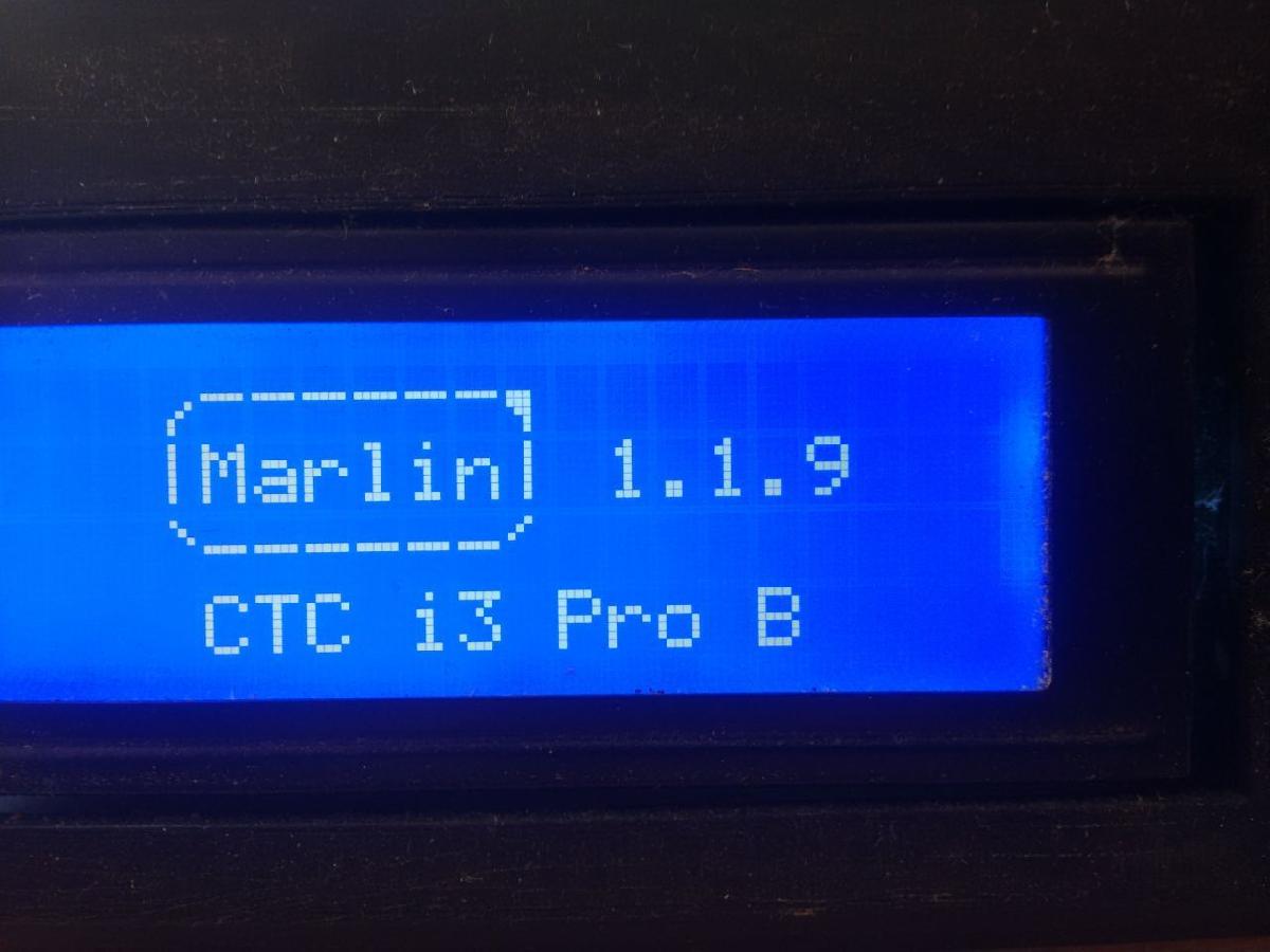 Marlin 1.1.9 no CTC prusa i3 DIY (GT2560 rev a)