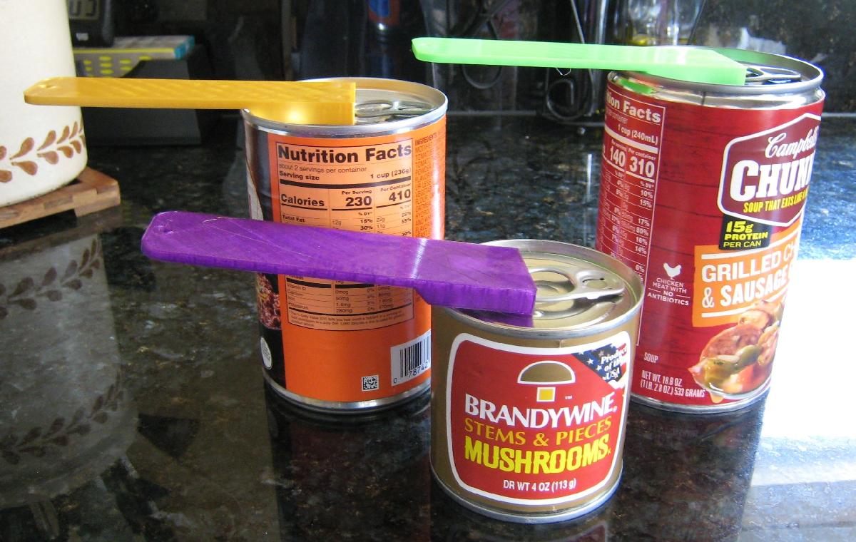 Abridor de Latas com Puxador Universal