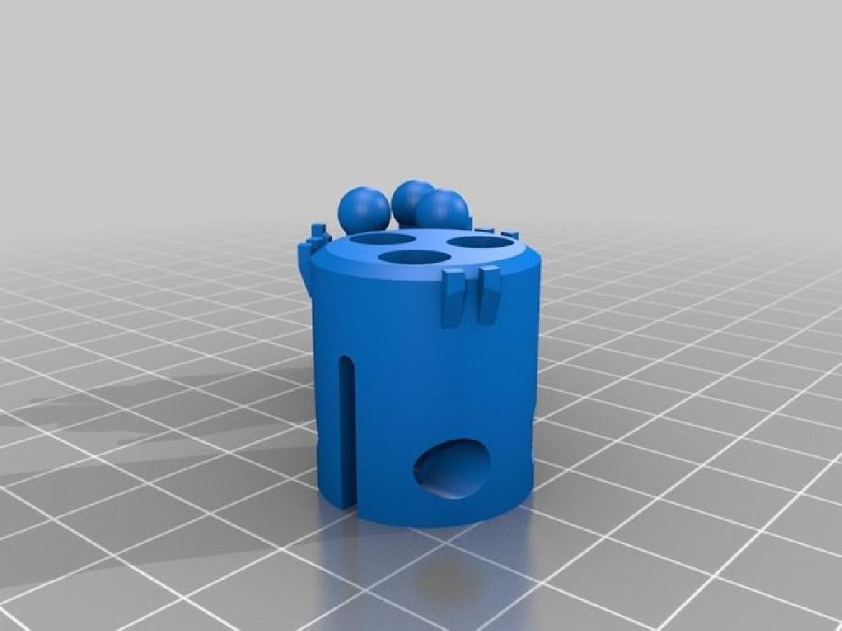 Acoplamento elastomerico 0v1: motor de passo de 4,75 mm para eixo roscado de 8 mm.