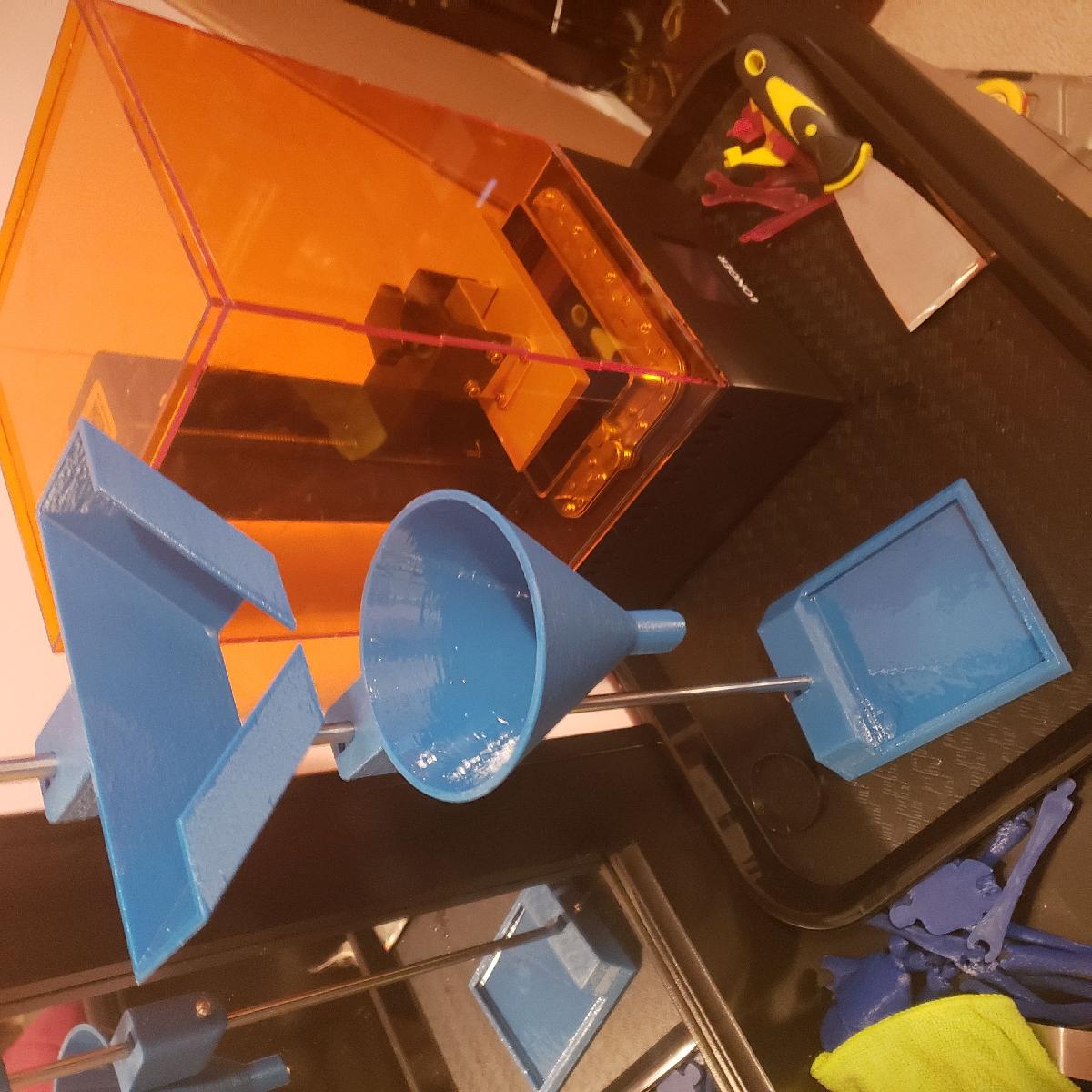 Sistema de Funil de Resina SLA