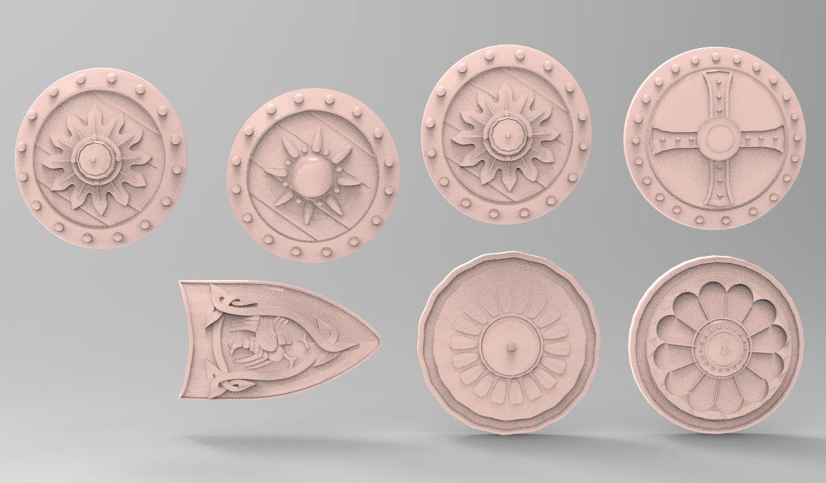 Colecao de escudos para qualquer uso e remixes