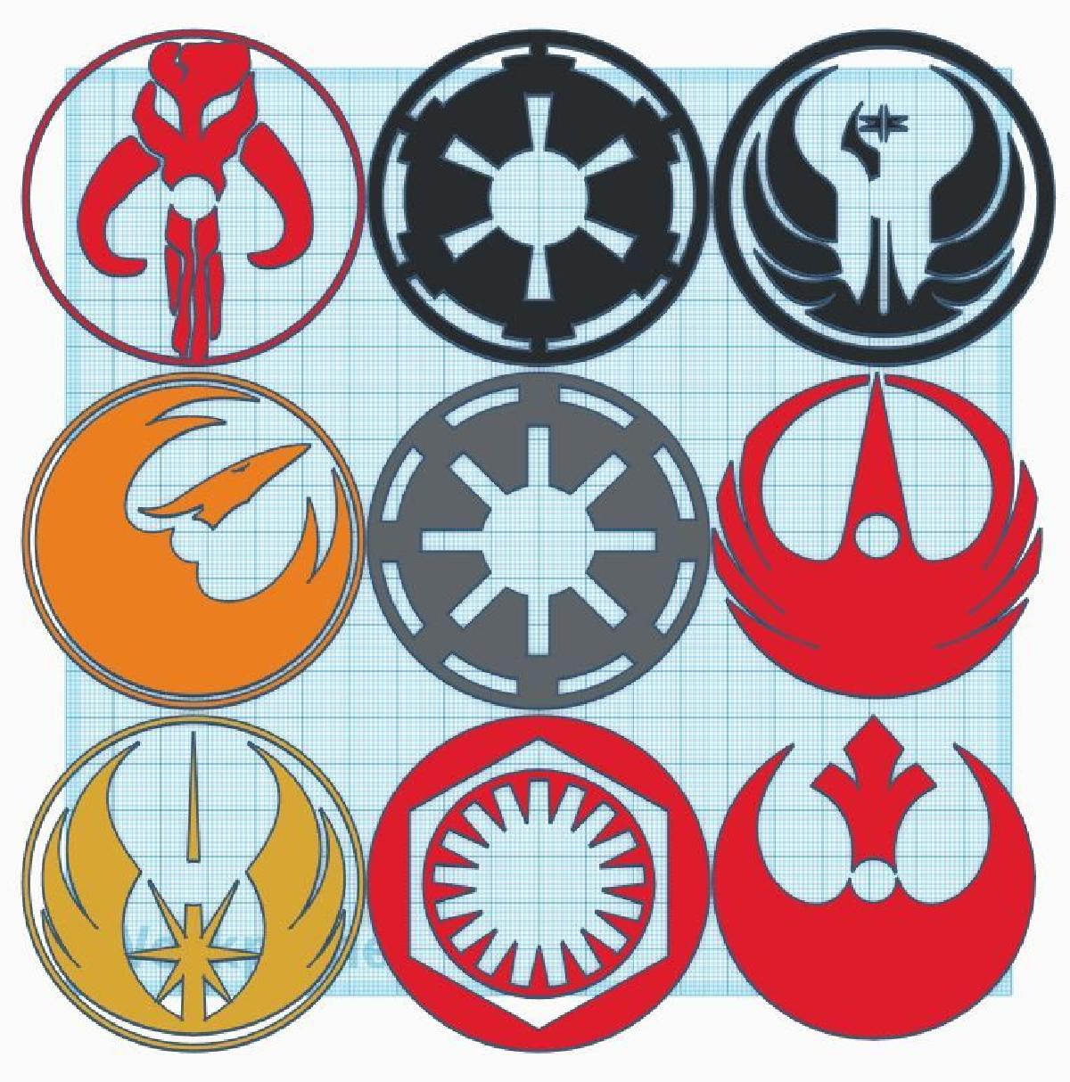 Capas de roda do Bin Wheel de Star Wars