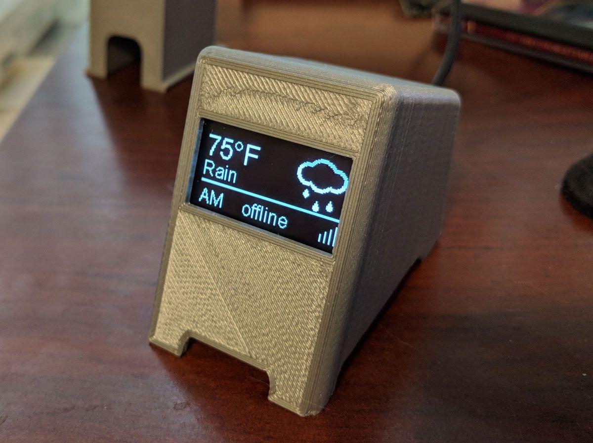 Monitor de Impressora 3D para OctoPrint Wemos 1.3 Display