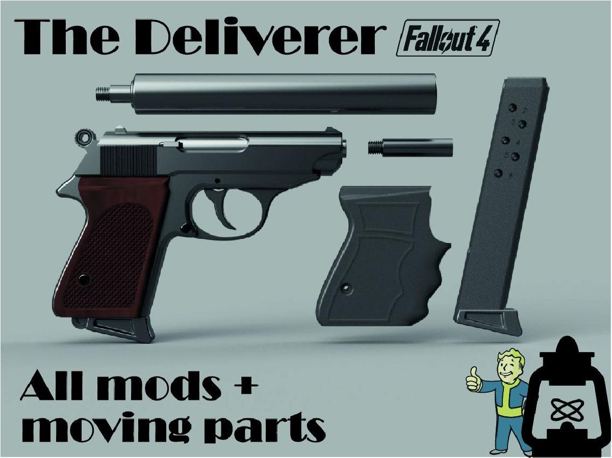 Walther PPK   Replica do Fallout 4   The Deliverer V3
