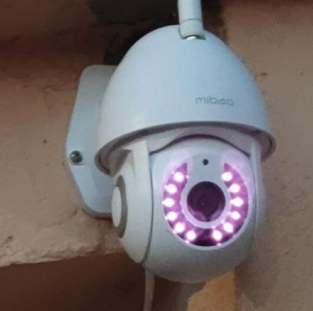 Capa de camera de vigilancia