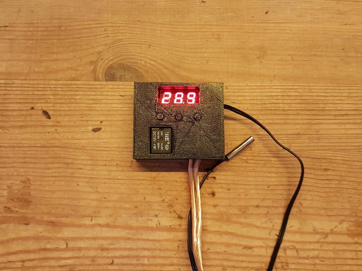 "12v Termostato W1209 Habitacao, Caixa com botoes    W1209 Caixa com botoes"