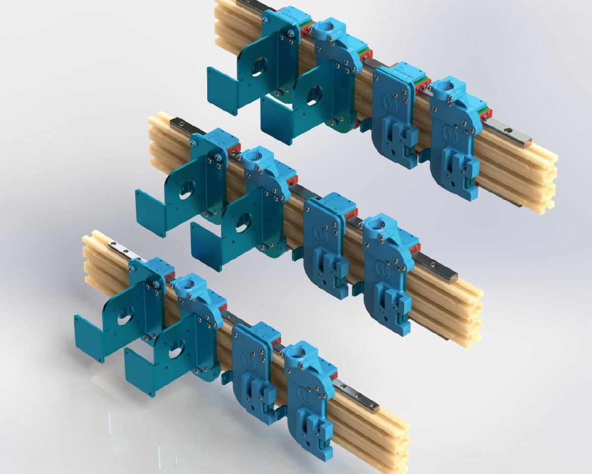 KIT DE ACESSORIOS PARA GUIAS LINEARES NO ARTILLERY X1 E GENIUS