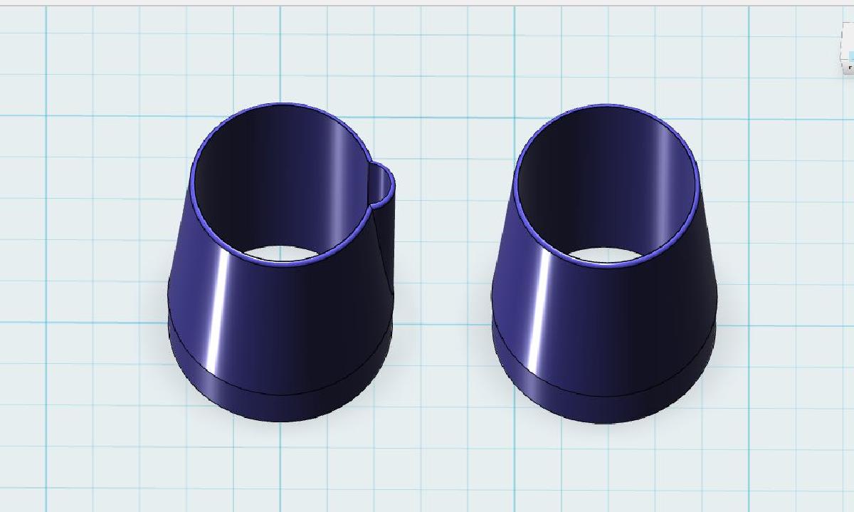 Cauda de barco BT 50 para BT 20 / Cone de cauda