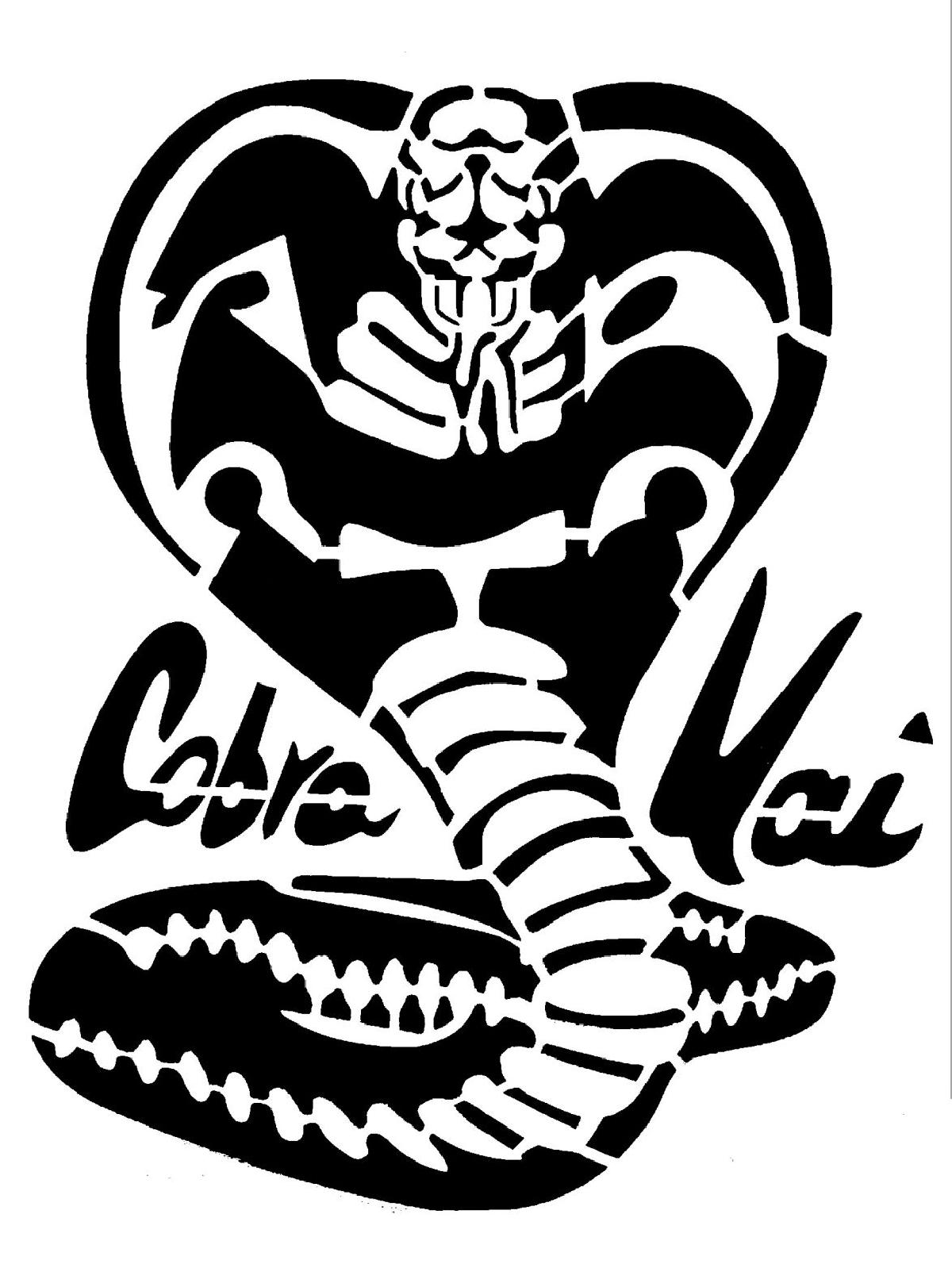 estencil cobra kai
