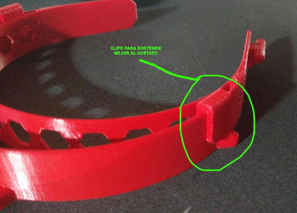 Clip para acetato (viscera de Prusa)
