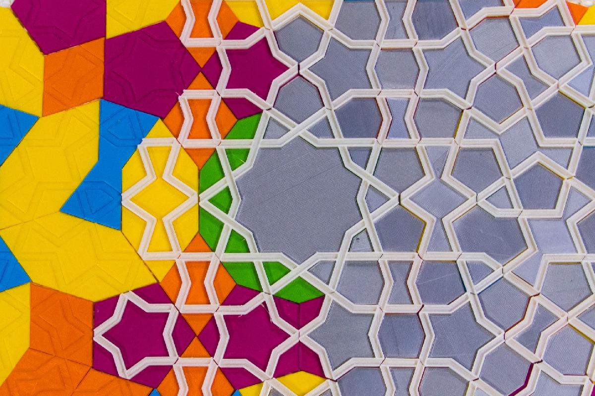 Azulejos Girih para Designs Islamicos Interativos