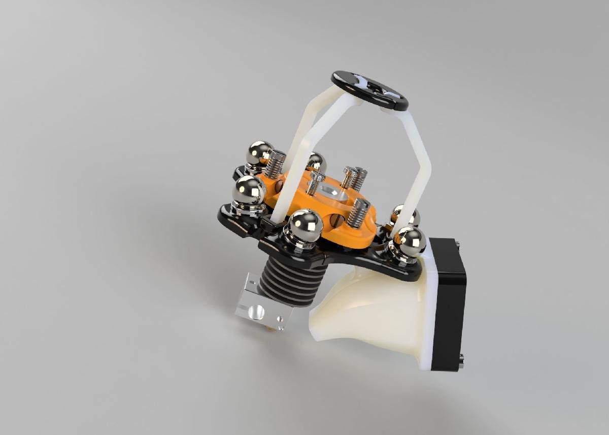 Efetor magnetico com sonda de leito integrada.
