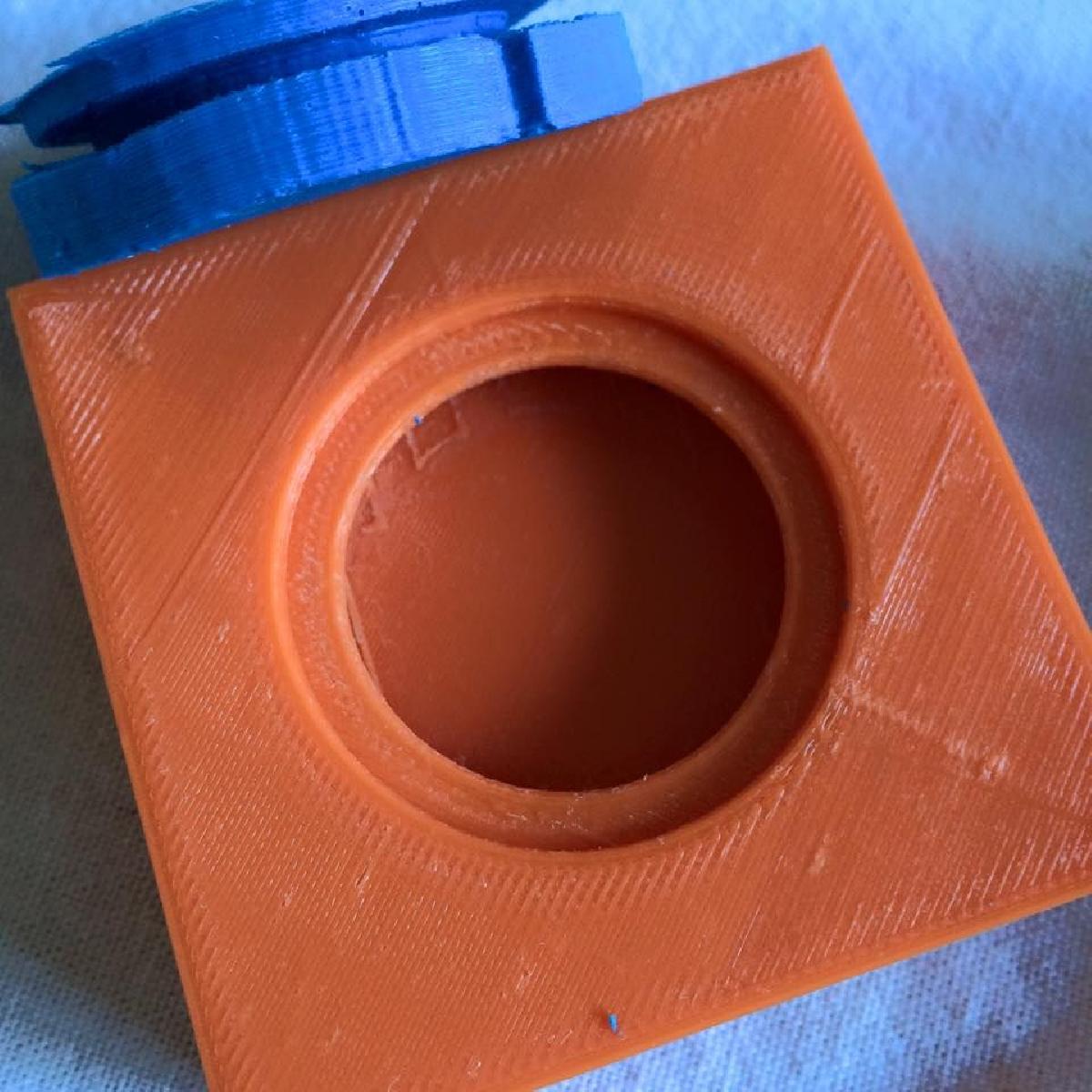 Molde para porta de silicone (tampa) tampao de abertura de 30mm Molde para tampa de silicone