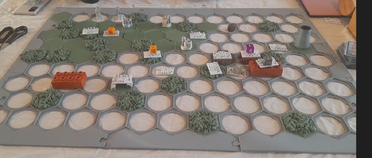 Suporte para Grade Hexagonal, Jogo de Tabuleiro, Jogo de Guerra, Memoria 44