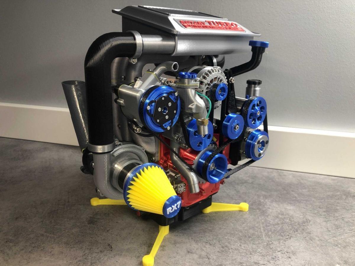 Mazda RX7 Motor Rotativo Wankel 13B REW Remix