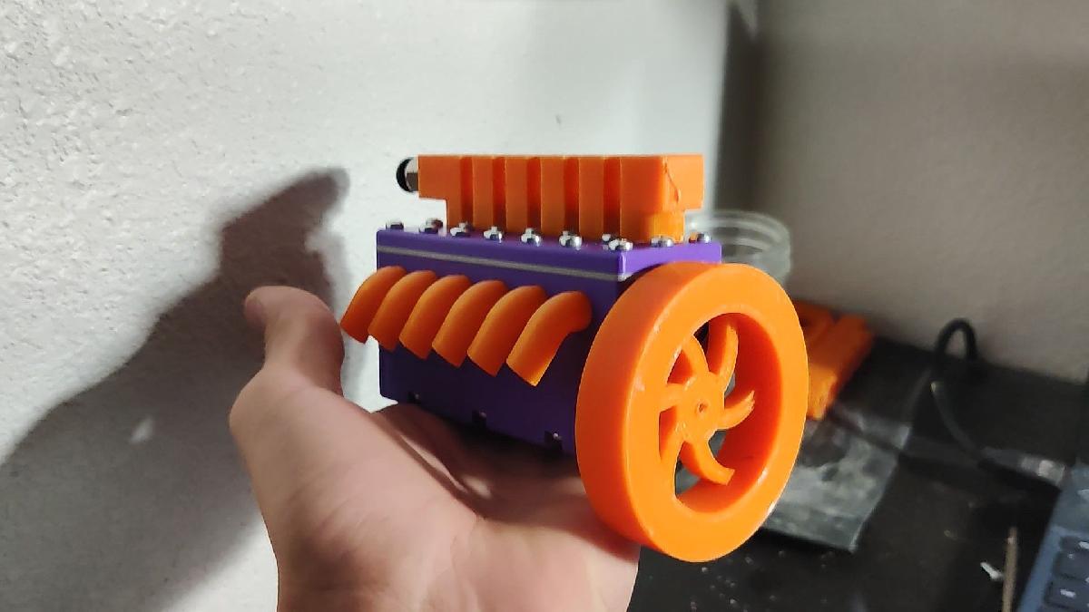 MOTOR MINI 2JZ (FUNCIONANDO)