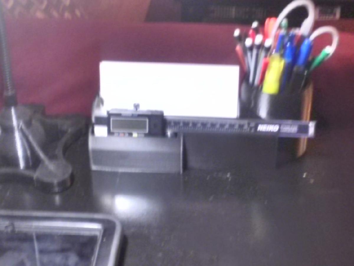 Organizador de mesa para paquimetro