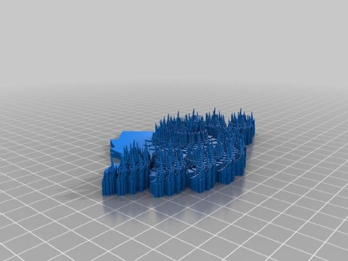 Fractal espiral baseado em um IFS afim