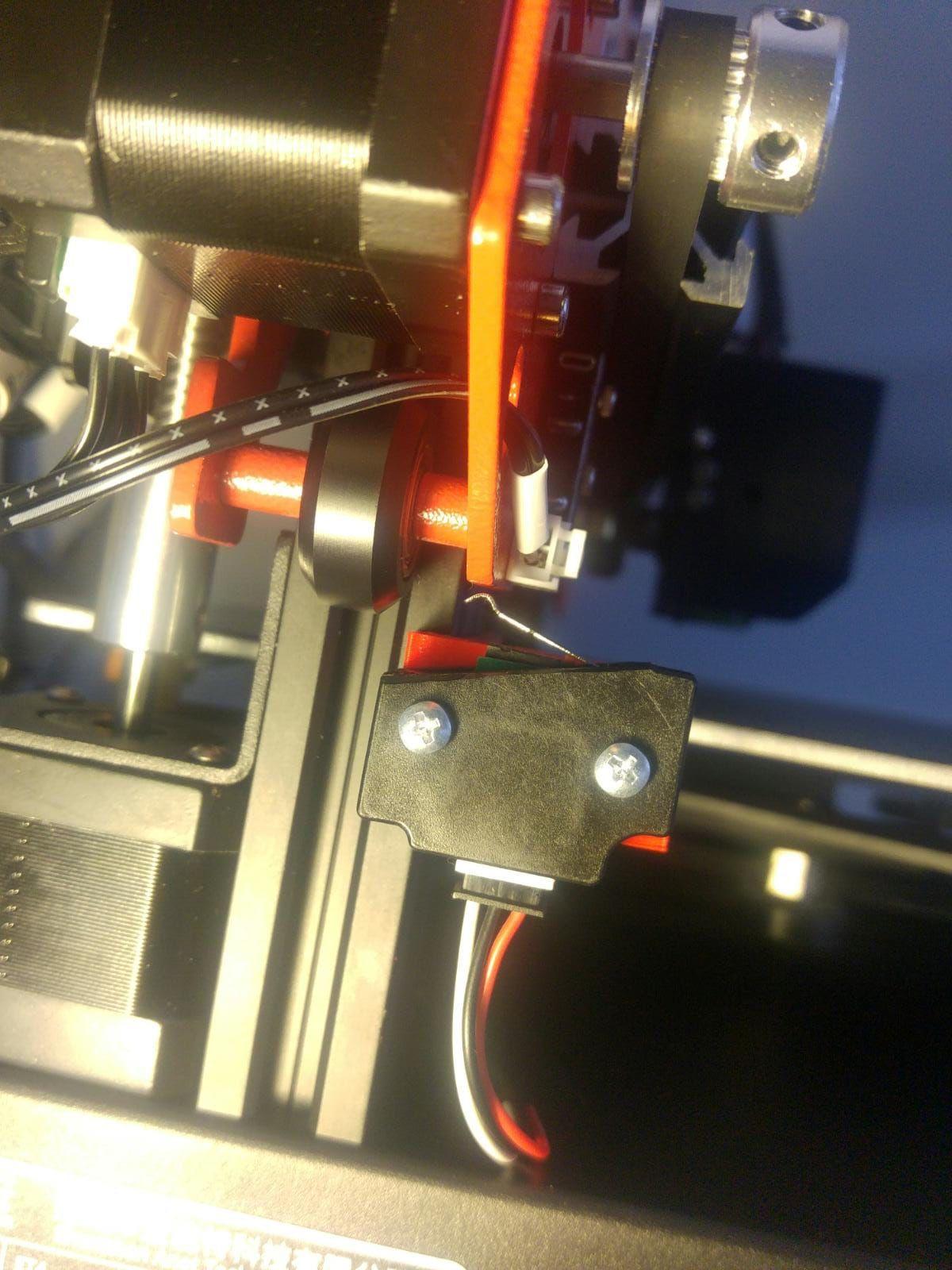 Substituicao do sensor capacitivo para o interruptor de limite Z Anet et4
