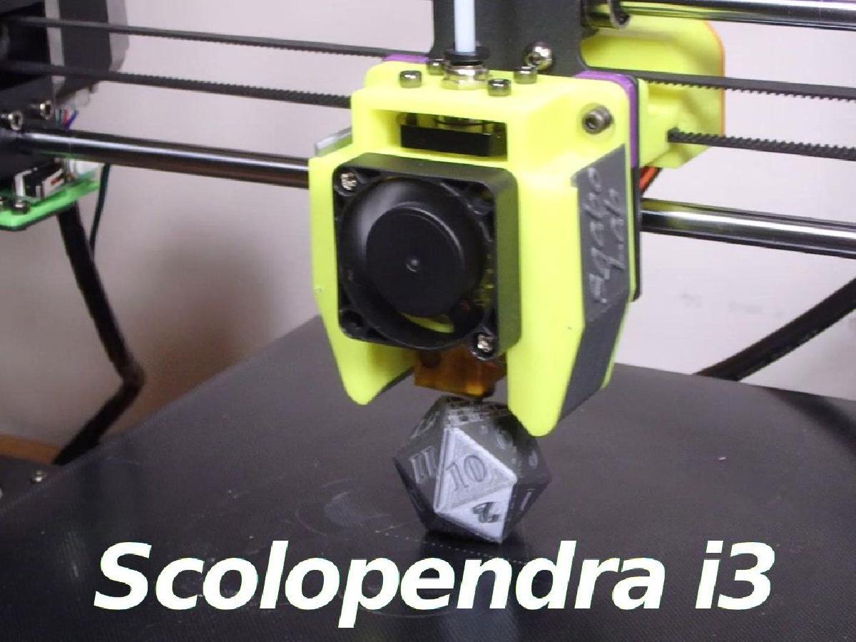 E3Dv5 Cooler Scolopendra i3 para i3mega e outros