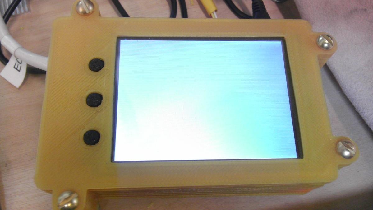 PiCase para Tontec tela sensivel ao toque TFT de 3,2, com botoes de chave