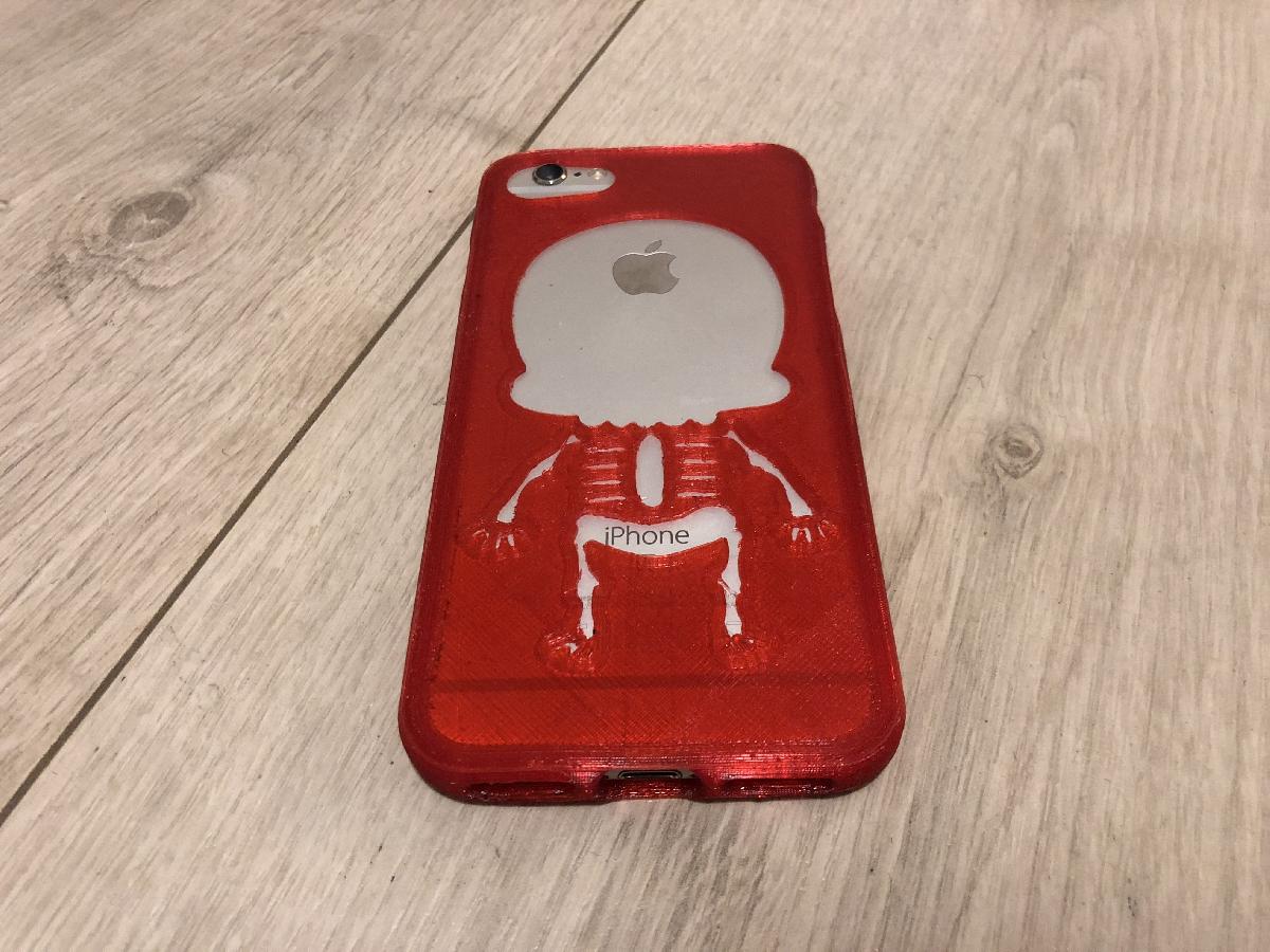 Capa Esqueleto para iPhone 6S (TPU)