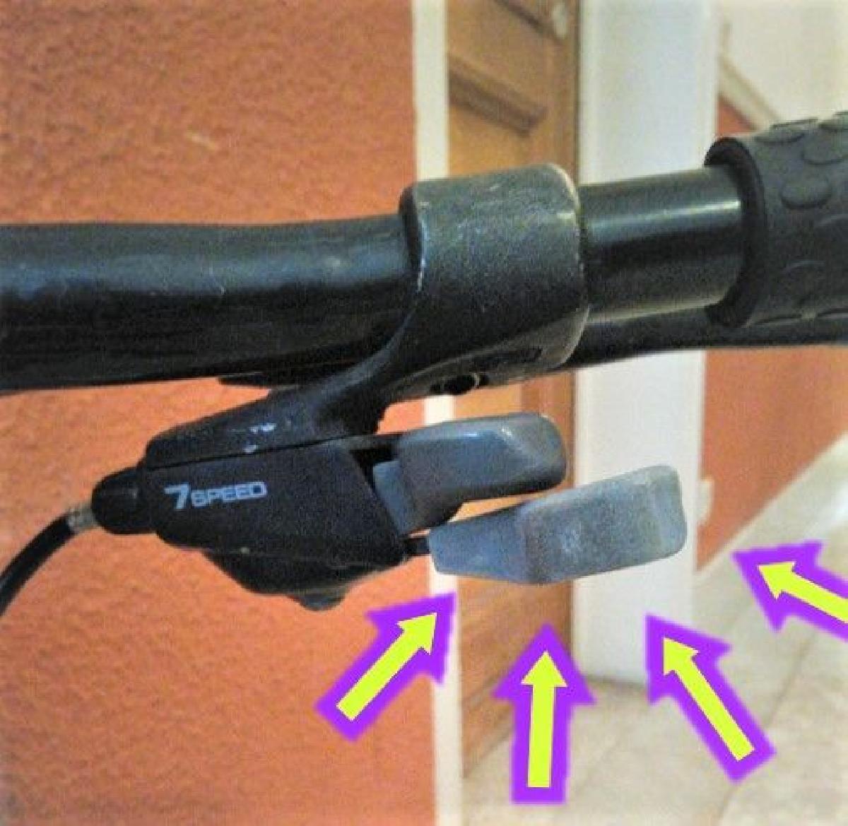 Empurrador de alavanca de mudanca Shimano LX 200 gs