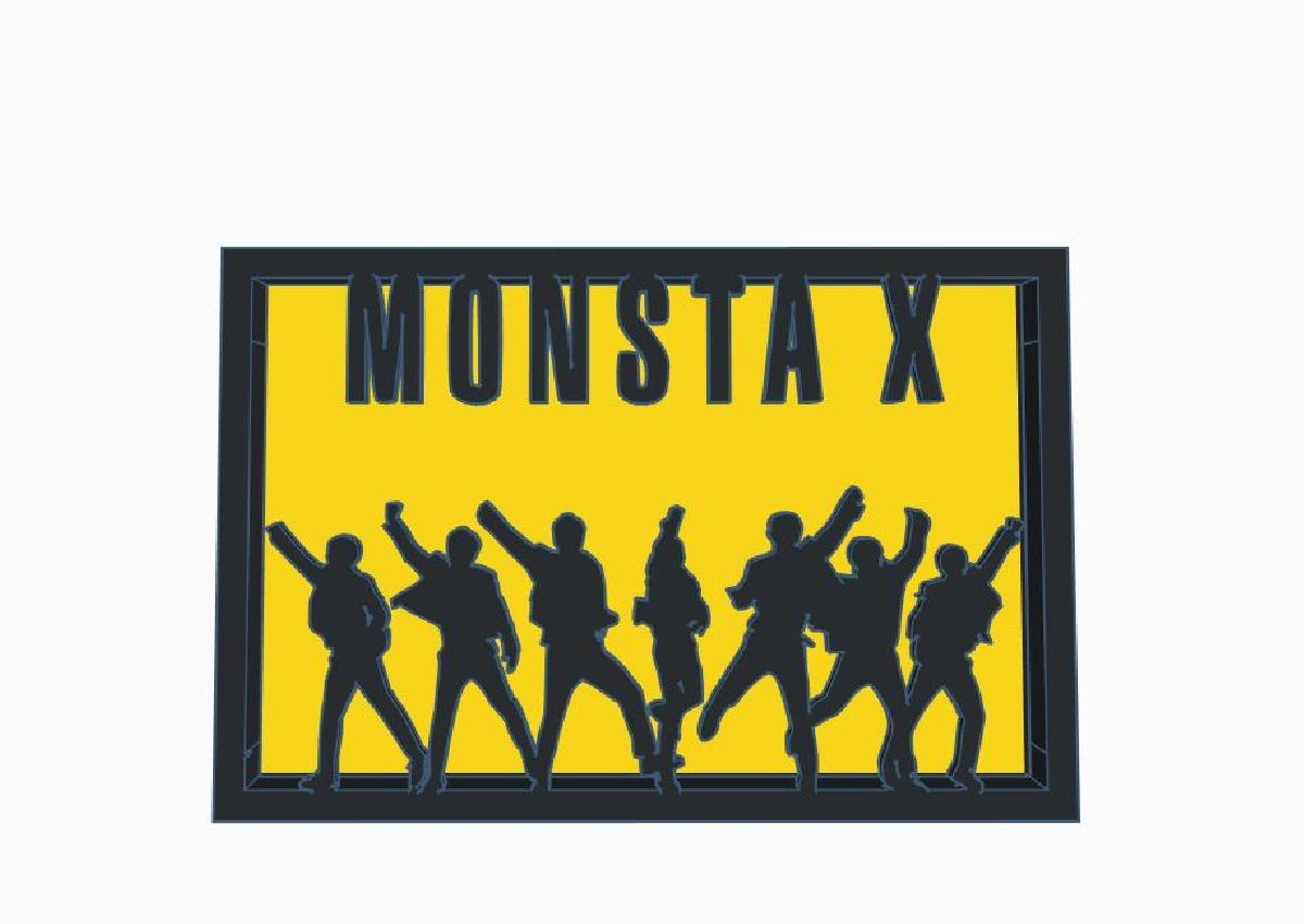 Arte de Silhueta do Monsta X