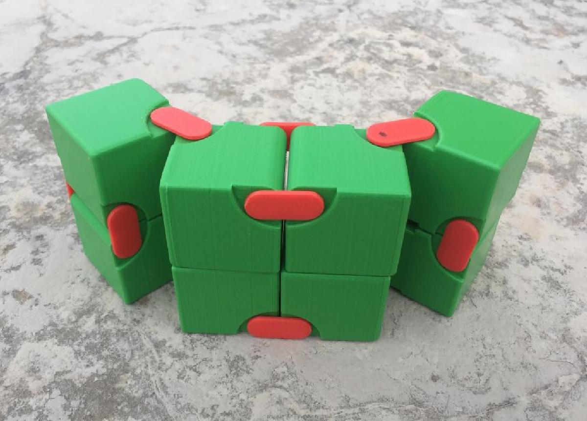 Cubo infinito articulado de encaixe, Cubo magico, Cubo flexivel, Cubo dobravel, Cubo Yoshimoto