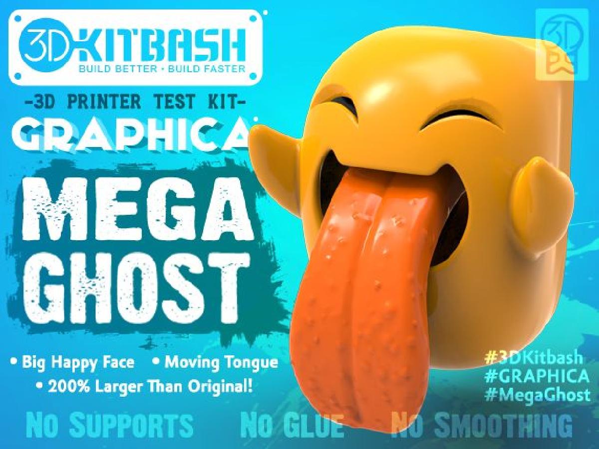 Grafica: MEGA Fantasma Imprima e Jogue via 3DKitbash.com