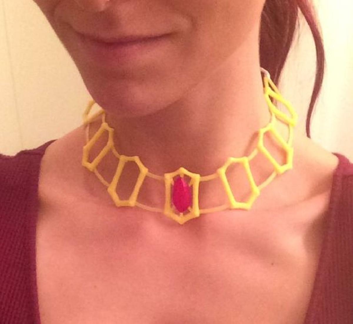 Choker de Rubi da Melisandre, Colar