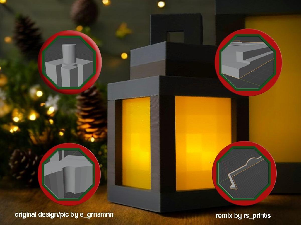 Lanterna Mini do Minecraft (Tolerancia Relaxada)